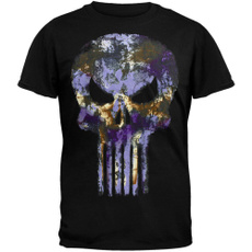 purple, T Shirts, skull