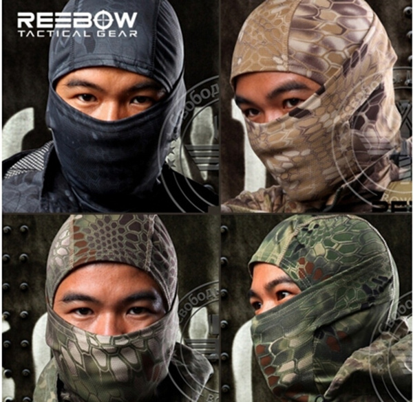 woodland Outdoor sports Tactical Balaclava Face Mask Python Camouflage 