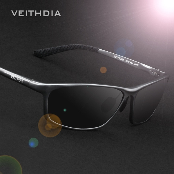 Veithdia Herren Brillen Pilotenbrille Pornobrille Polarisiert Sport Sonnenbrille