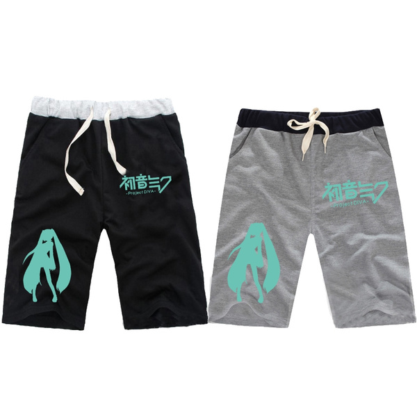 Anime Hatsune Miku Short Pants Trousers Vocaloid Casual Cosplay | Wish