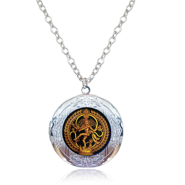Dancing Shiva pendant necklace Nataraja 