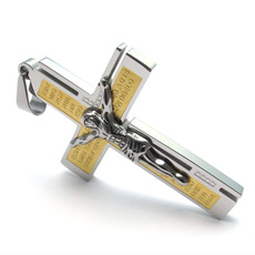 Necklaces Pendants, Cross Pendant, titanium steel necklace, Cross
