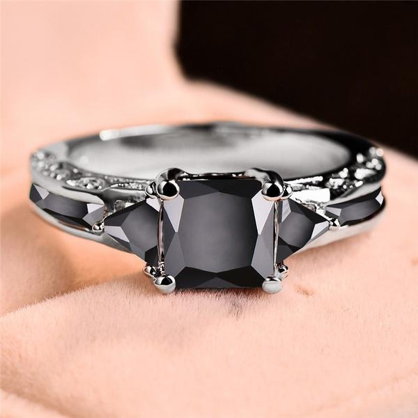 Gold And Fashion Bracelets Anniversary Gifts For Women With Black Diamond