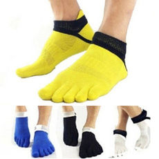 1 Pair Finger Socks Patchwork Men Socks Casual Cotton Socks For Men Sport Socks Pure Socks