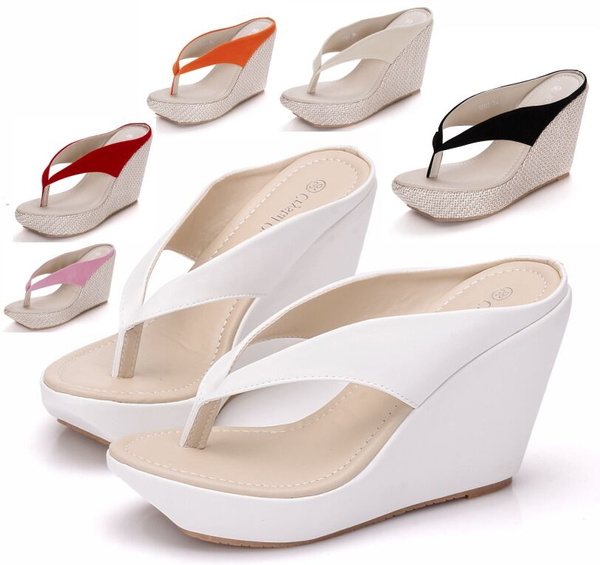 High cheap wedges sandals