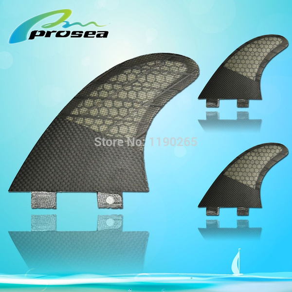 Micfin FCS G5 Fin Surf fiberglass Honeycomb carbon Fins Quilhas tri/set  Medium size pranchas de surf fcs surfing fins