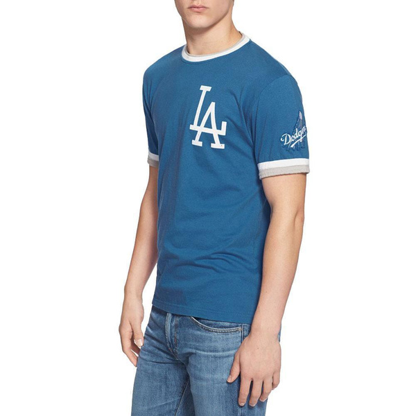 Mitchell & Ness Los Angeles Dodgers Player Henley Shirt for Men