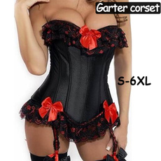 cincher, satinoverbustcorset, Plus Size, Gothic corset