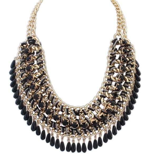 Trendy hot sale statement necklaces