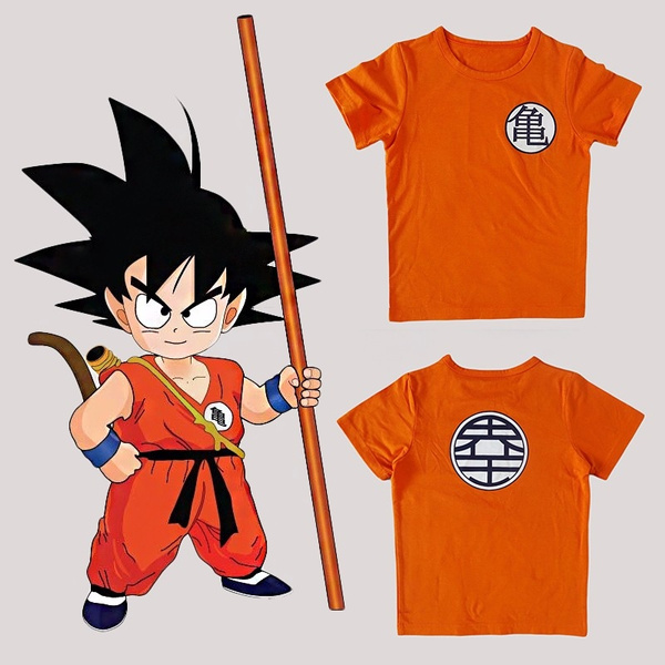 Dragon Ball, Dragon Ball Z, Son Goku, Kid Goku, anime, orange