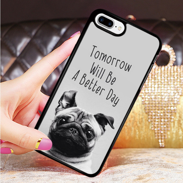 Lovely Pug Pattern Mobile Cell Phone Covers Hard Plastic Cases for ...