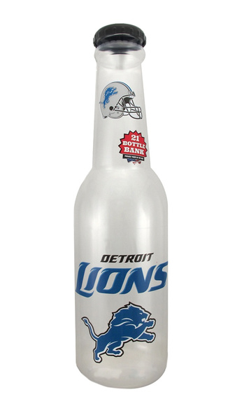 Detroit Lions 21x6 Bottle Bank