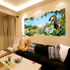 Dinosaurs 3D View Wall Sticker Mural Decals Kids Room Home Decor
