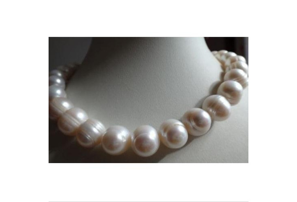 11-13mm Natural South Classic Baroque White Akoya Pearl Necklace 18-36 Inch 