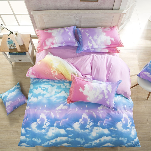Bright Color Duvet Cover Set, Colorful King Bedding Sets