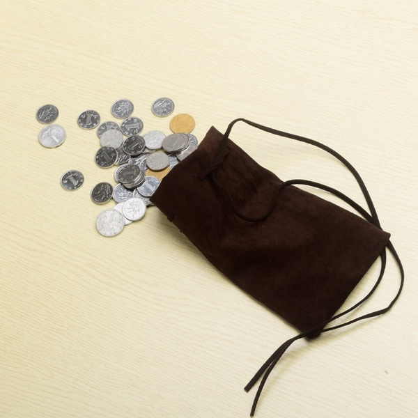 Medieval Money Pouch Larp/Pagan/Reenactment Purse Drawstring Coin Wallet Bag