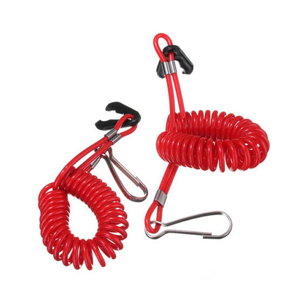 Boat Outboard Engine Cord Lanyard Kill Stop Switch Safety Tether For R