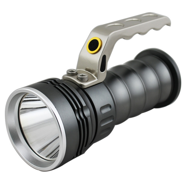 4 * T6 LED lamp beads portable spotlight flashlight searchlight powered by  4 18650 batteries