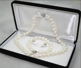 pearl necklace, white, Jewelry, pearls
