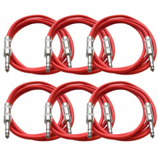 Cord, modelnumbersatrx6red6pack, interconnect, metaltrs14totrs14