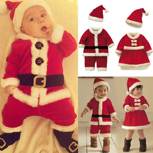 Santa dress 2024 for newborn baby