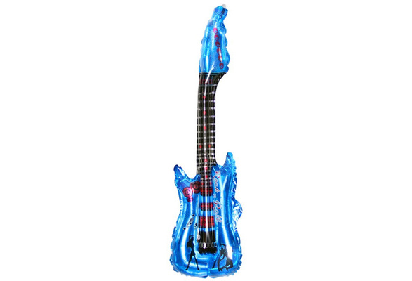 Inflatable Blow Up Rock Roll Air Guitar Music Instrument Toy Party Holiday P*CA 