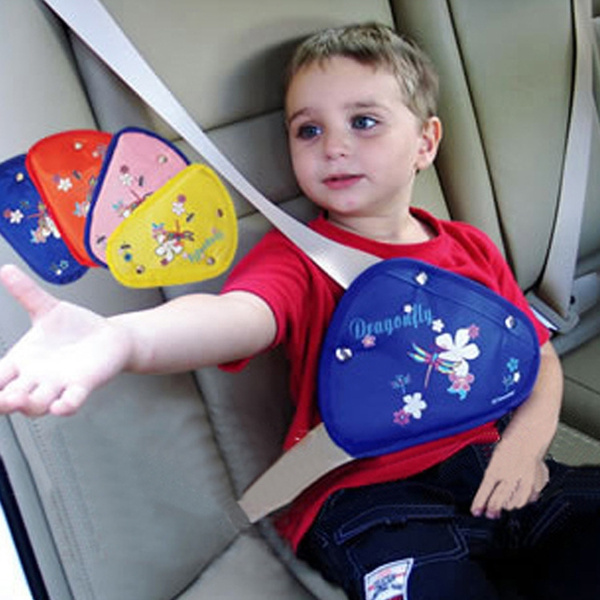 Car Child Safety Cover Harness Repositions Strap Adjuster Mash Pad Kids Seat Belt Seatbelt Clip Booster Children Clips Wish - Child Car Seat Harness Extender