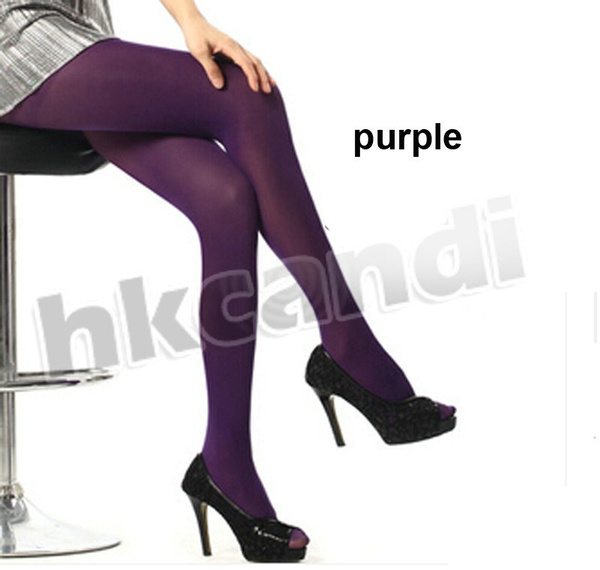 colored tights  Purple tights outfit, Colored tights outfit, Stockings  outfit