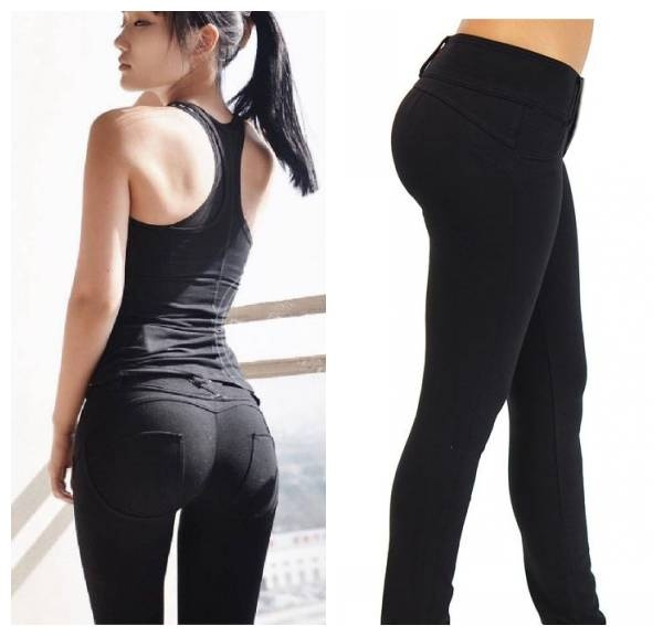 Sexy Womens Butt Lift Pants Colombian Style Lady Fashion Slim Shaping  Skinny Leggings Pencil Elastic Tight Trousers