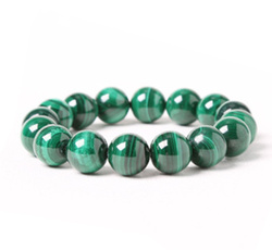 Natural Stone Chakra Bracelets Charm Emerald Malachite Fashion Jewelry 8/10mm Handmade DIY HOT