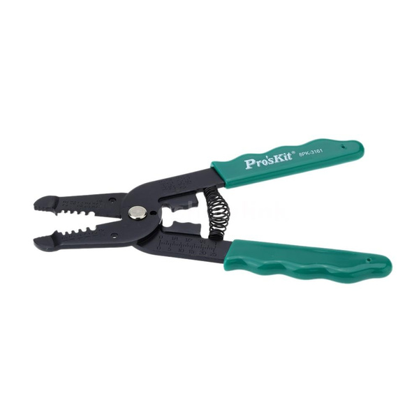 ProsKit 8PK-3161 Crimping/Stripping Pliers Tool Wire Stripper AWG18/16/14/12/10 