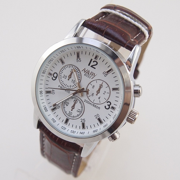 Hot Cheap Brand 6033 Mens Tag Watches Barato Reloj Hombre Wristwatches  Relojes Lujo Marcas Men Montre Homme de Marque White