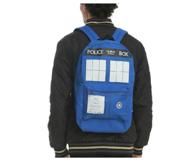Doctor Who, drwhonecklace, bluebackpack, Tardis