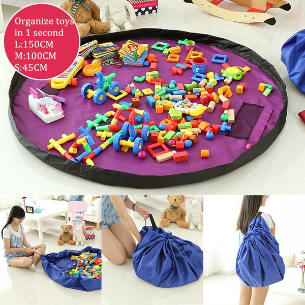 Portable kids toy 2024 storage bag