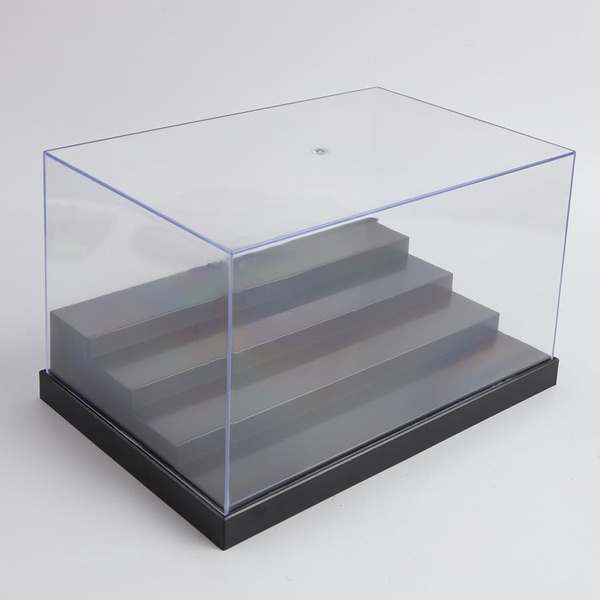 Clear Acrylic Plastic Display Box Case Figures Perspex Dustproof Protection 