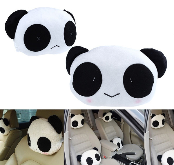 panda car headrest
