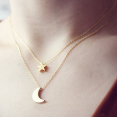 clavicle  chain, Chain Necklace, short necklace, Jewelry