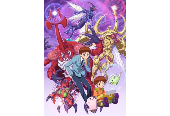 Digimon Adventure Tri Japan Anime Silk Print Wall Art Home Decor