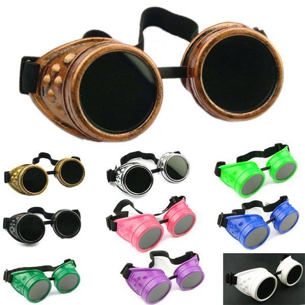 Buy Meadawgs® Vintage Style Steampunk Goggles Victorian Glasses for Costume  Accessories Red Bronze Online at Low Prices in India - Amazon.in