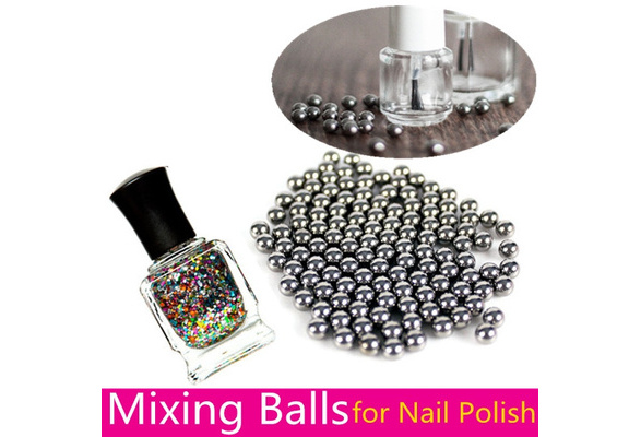 40pcs Nail Polish Mixing Balls Stainless Steel Beads for Polish 5mm | Wish