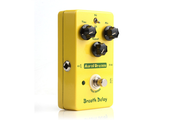 Yellow Color Aural Dream 2 Mode True Bypass Guitar Effect Pedal