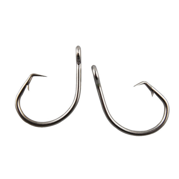 30pcs/pack 14/0 Stainless Steel Circle Hooks Tuna Fishing Hook