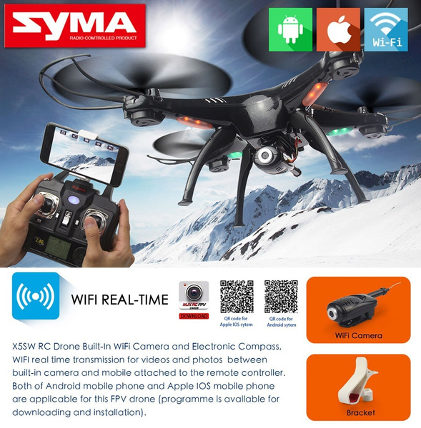 SYMA X5SW-1 FPV Drone Camera Quadcopter | Wish