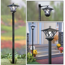 patiolighting, led, solarlamppost, Home & Living