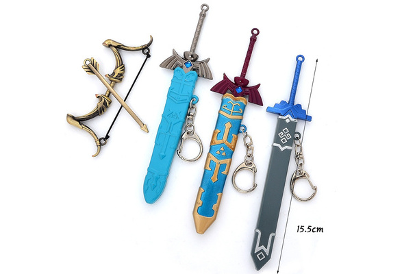 The Legend of Zelda Link Skyward Master Sword Alloy Key Chains Keychain Keyring 