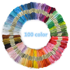 embroiderskeinflos, embroiderflossskein, embroiderythread, 100pcsmixedcolor