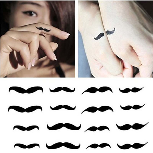 What Is a Mustache Tattoo with pictures