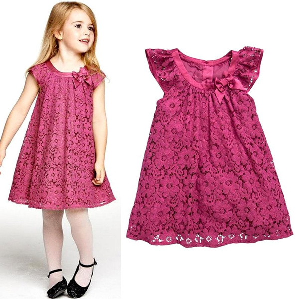 Baby Kids Girls Skirt Lace Princess Lovely Short Tulle Party Dress 2 ...