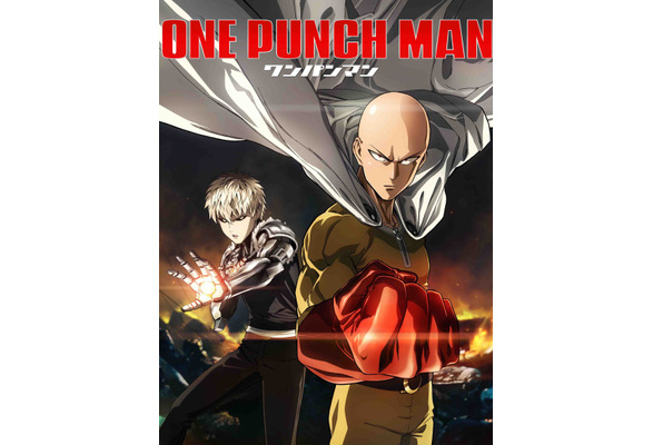 One Punch Man Anime Genos and Saitama Poster Refrigerator Magnet NEW UNUSED