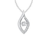 DIAMOND, Jewelry, Diamond Pendant, sterling silver